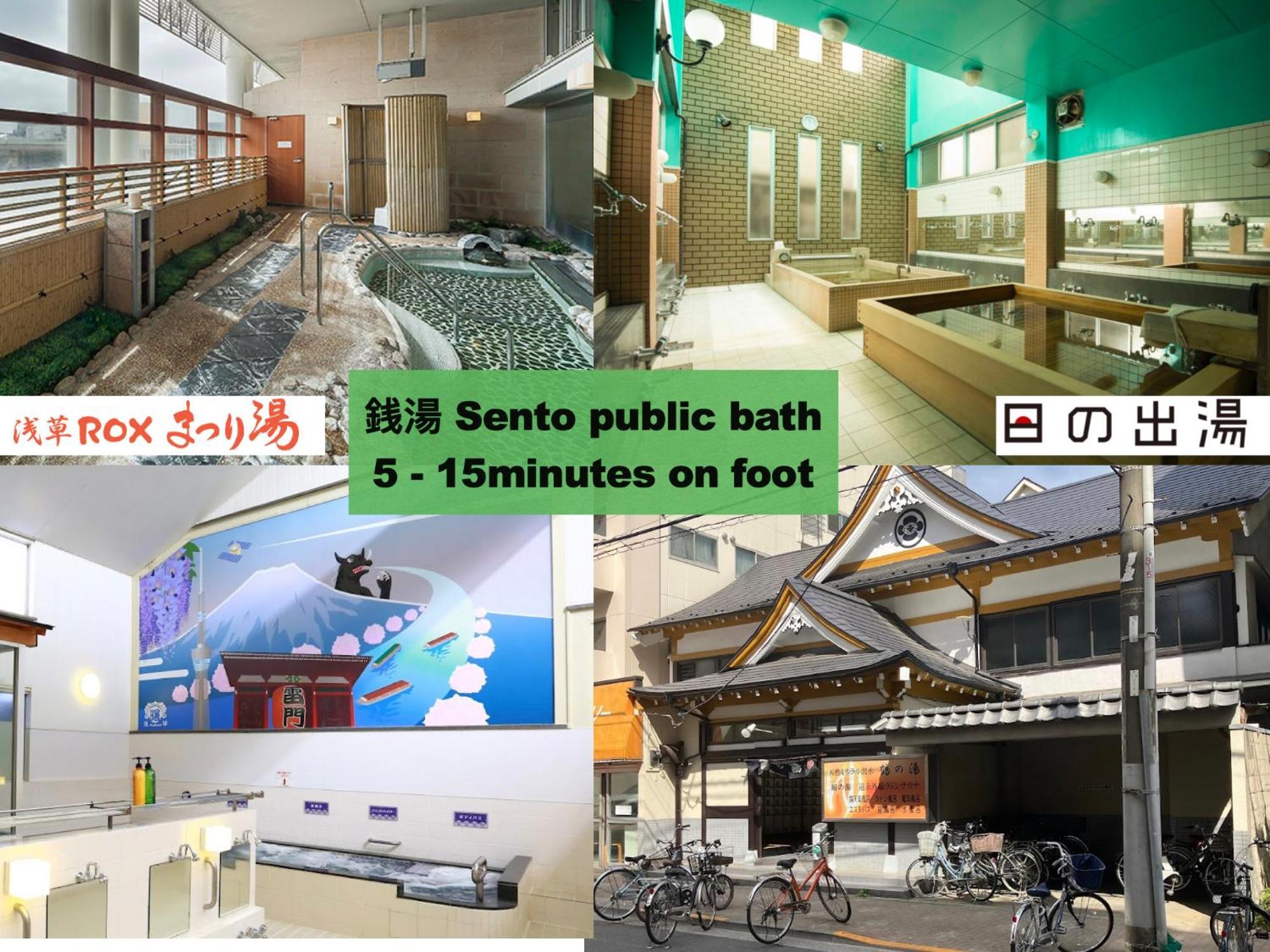 Appartamento 浅草寺3分 浅草駅6分 寝室+リビング2-4人 スカイツリービュー 駅近 成田空港&羽田空港直通 Tokyo Esterno foto